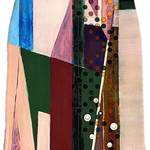 Clover Canyon Colorful Geometric Pencil Skirt